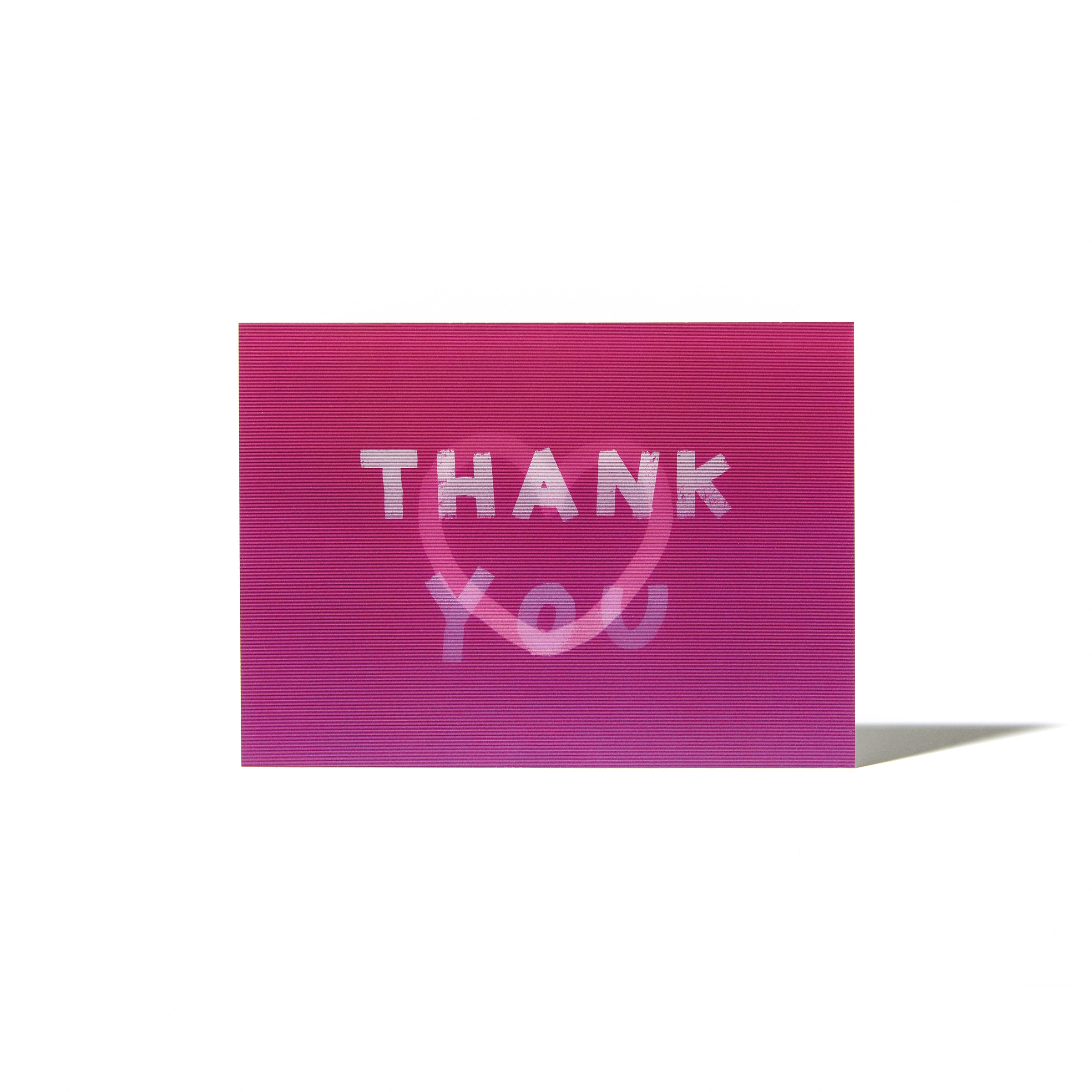 28. Lenticular Post Card - THANK YOU